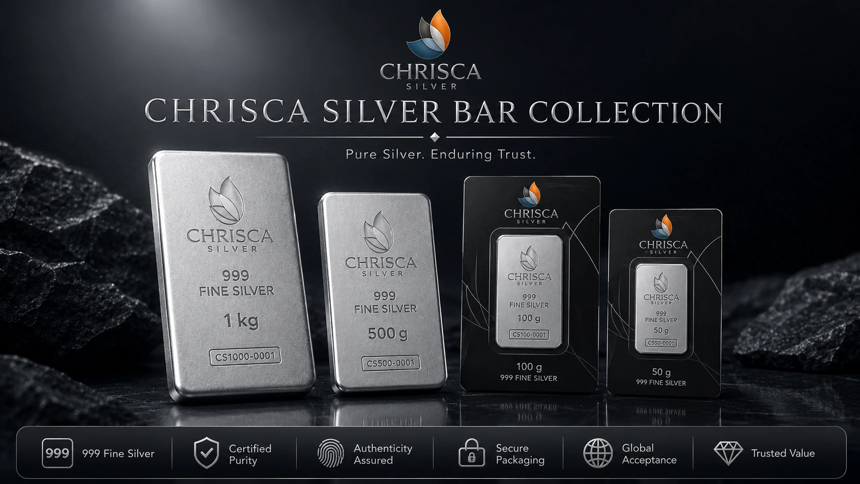 Chrisca silver bar collection